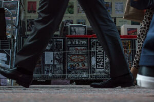 people walking on the street, focus on shoes people walking on the street, focus on shoes