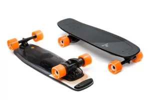 two black skateboards two black skateboards