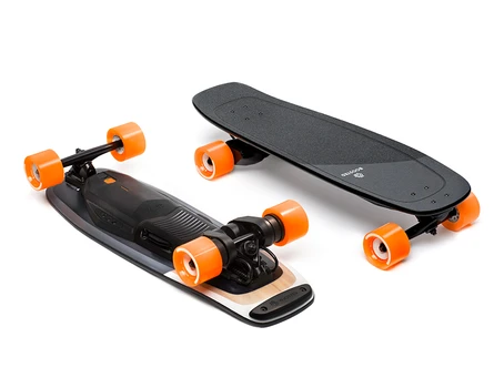 two black skateboards
