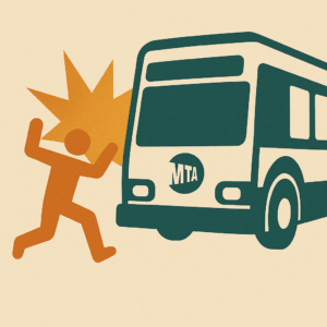 accidentes del MTA autobús