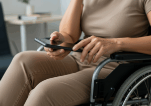 Injured victim consulting with a bus accident attorney